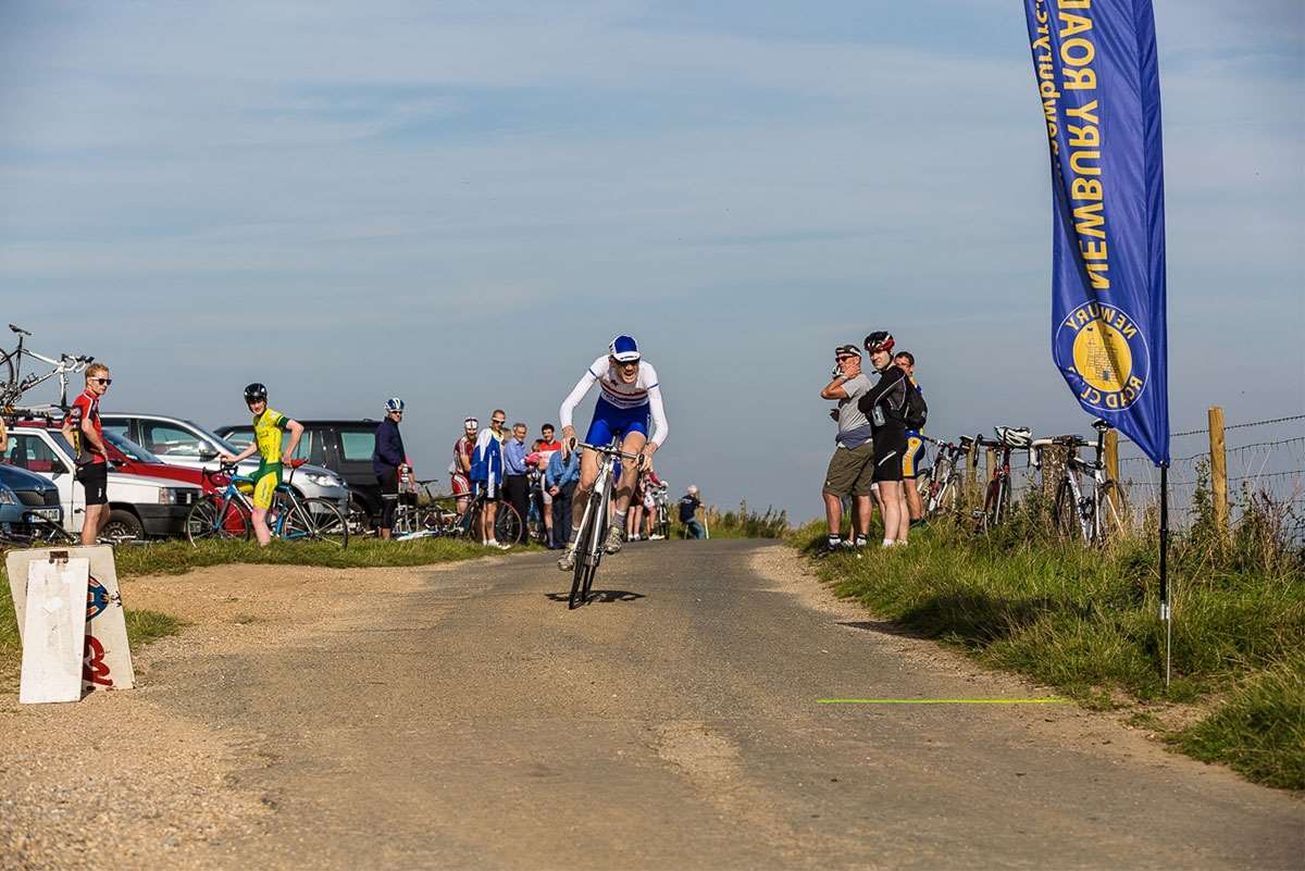 Tejvan Pettinger on his way to victory on last year’s Walbury Hill Climb