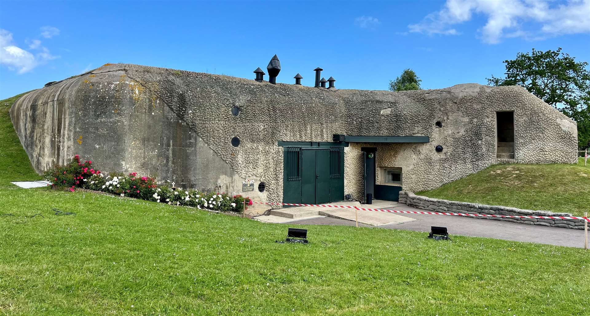 The biggest of four casemates at Merville. Each contained a captured Czech Škoda 100mm Howitzer with a direct line of fire against Sword Beach. Credit: Mirek Gosney