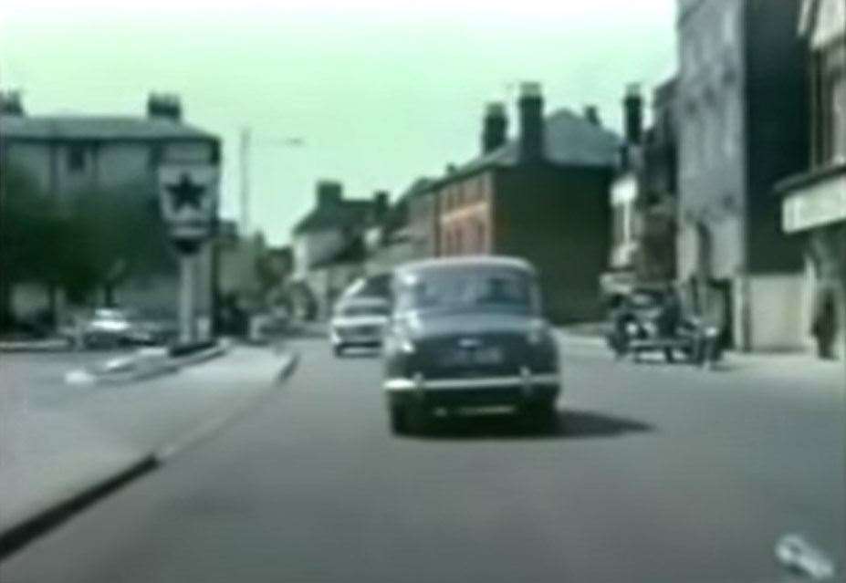 Newbury: Jaguar MK2 drive from London to Bath in 1963