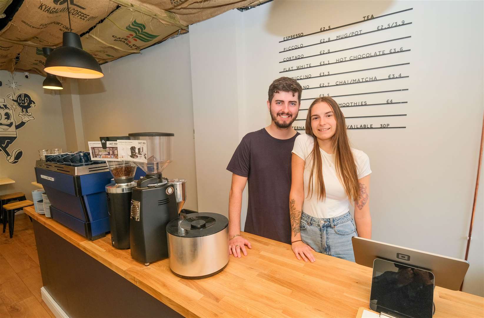 Milk & Bean will serve artisan coffee made to order along with cakes, pastries and coffee-related paraphernalia and merchandise