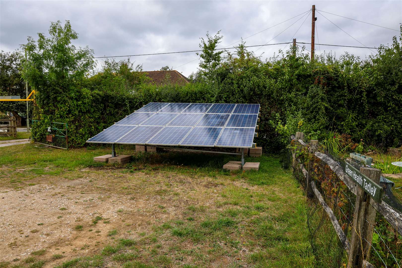 It is hoped the panels will power the work of the Green Health Tadley project, including polytunnels and lighting