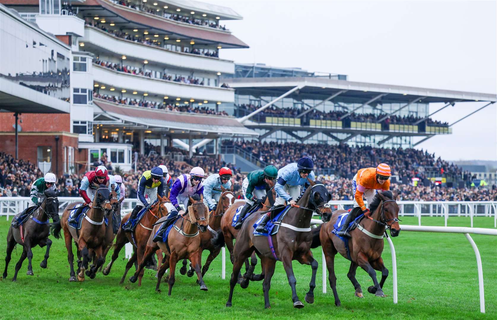 Action returns to Newbury Racecourse