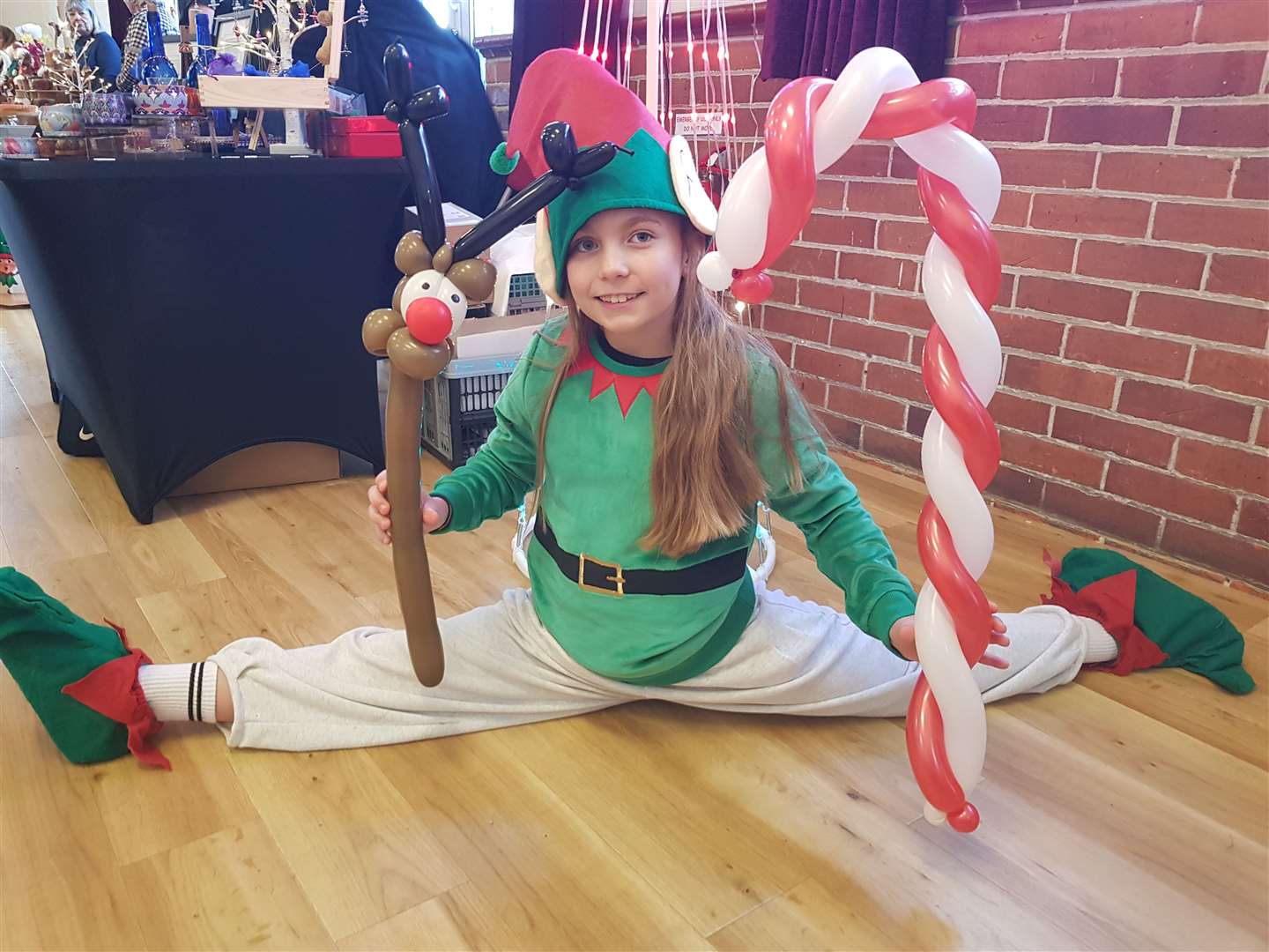 An elf enjoying the morning market