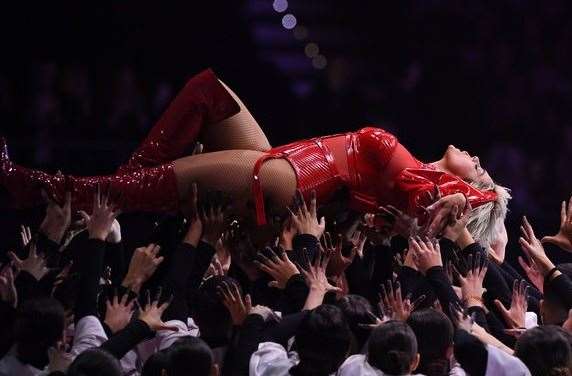 For Bebe Rexha at the MTV Europe Music Awards in Bilbao
