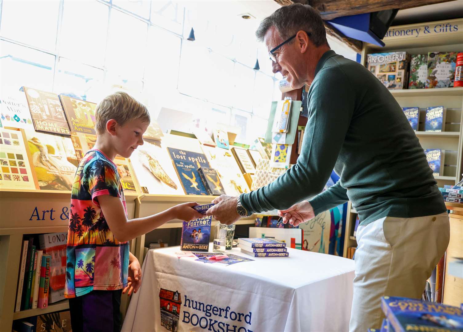 Anton Du Beke at Hungerford Bookshop