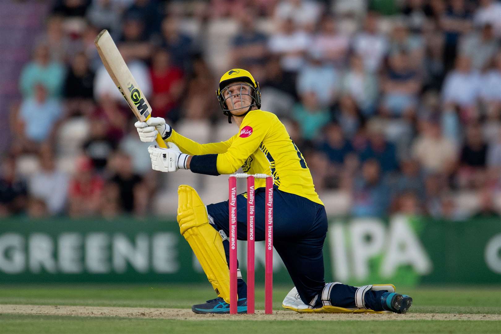Toby Albert in action for Hampshire - Photo: Dave Vokes