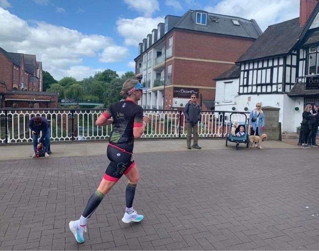 Teresa Robbins getting the miles in