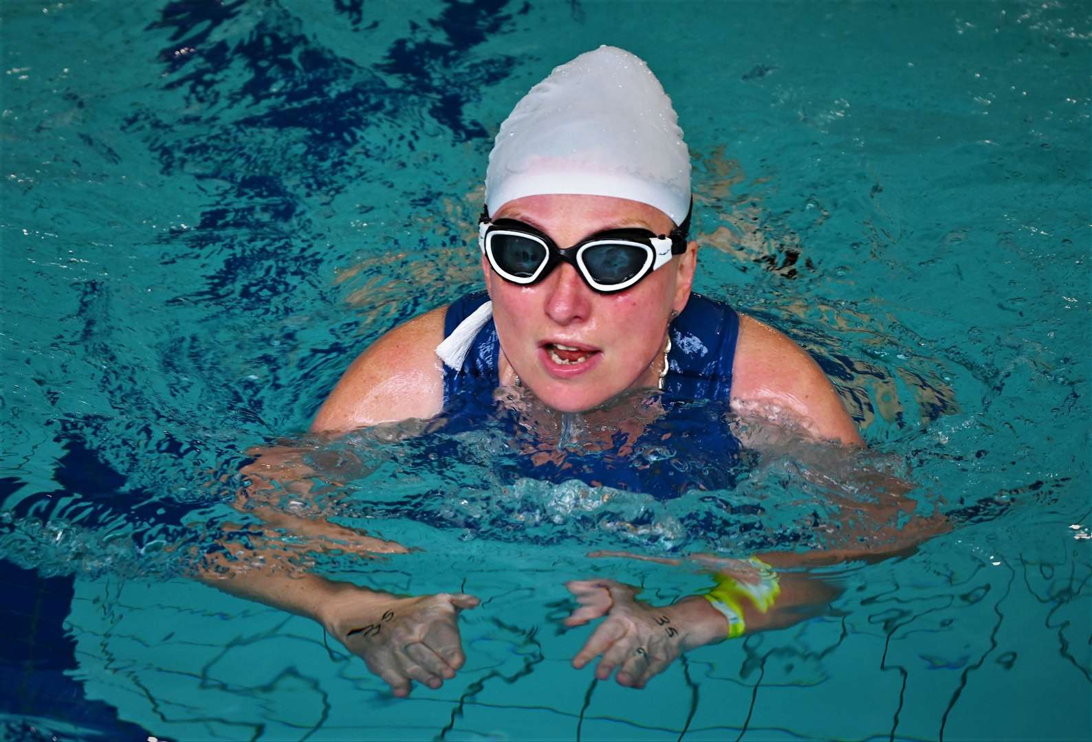 The swimming took place in Northcroft’s indoor pool