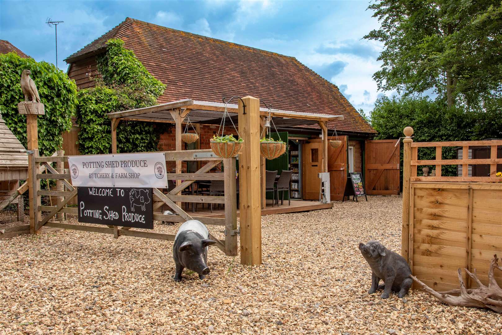 Potting Shed Produce Farm Shop exterior