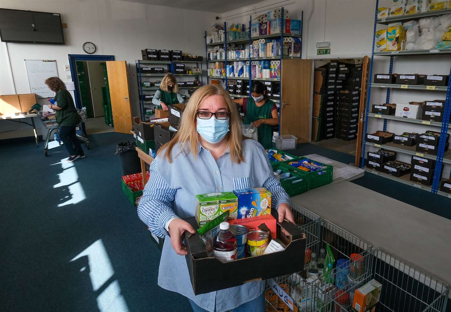 West Berks Foodbank Project Manager Fran Chamings said people were “scared because they can’t see a way out of it”