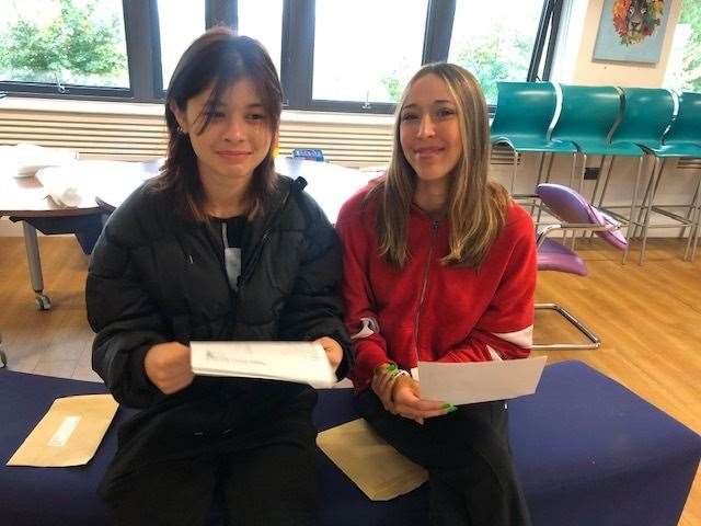 Results day at Theale Green