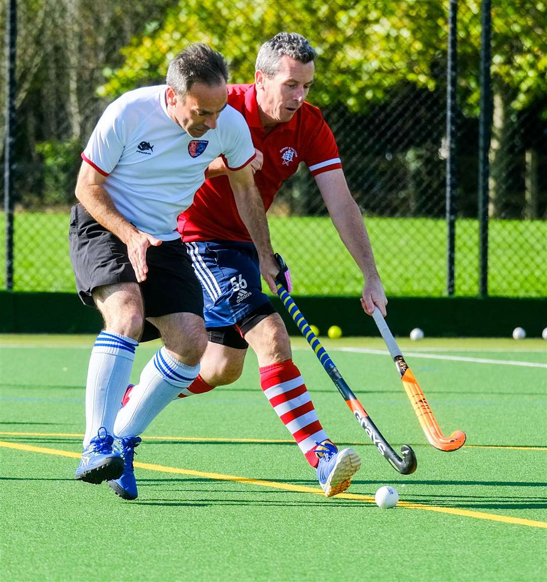 Battling for the ball