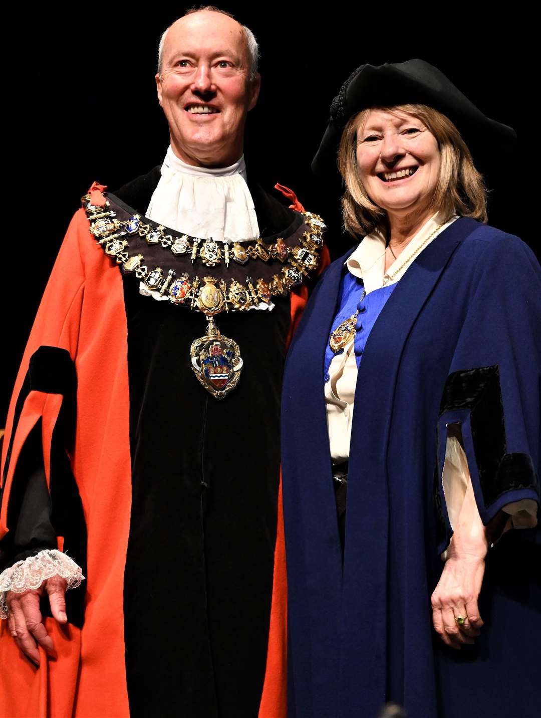 Newbury’s new mayor and mayoress, Nigel Foot and Sarah Slack