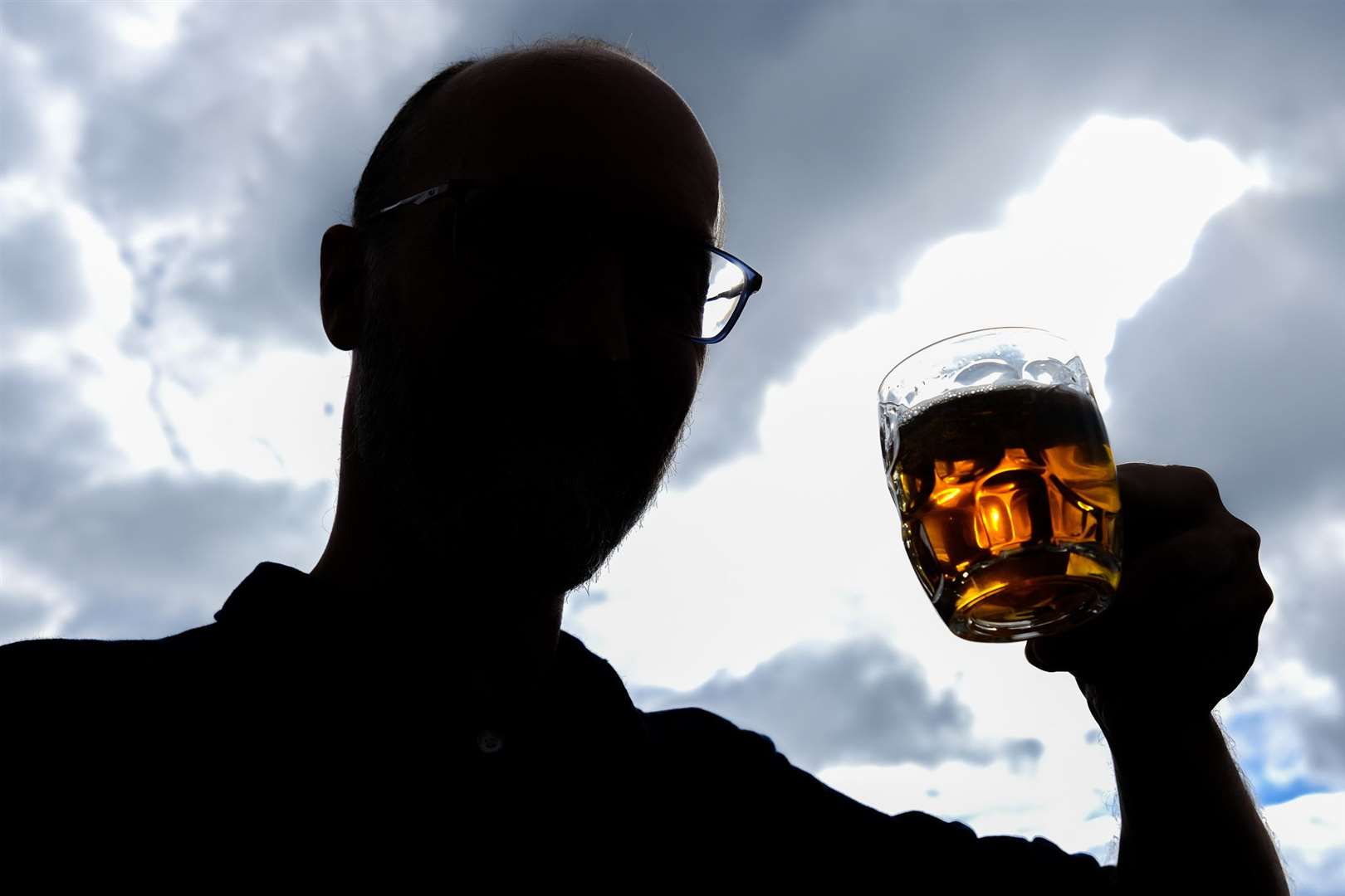 Raising a glass at a beer festival. Picture by Phil Cannings. (59331466)