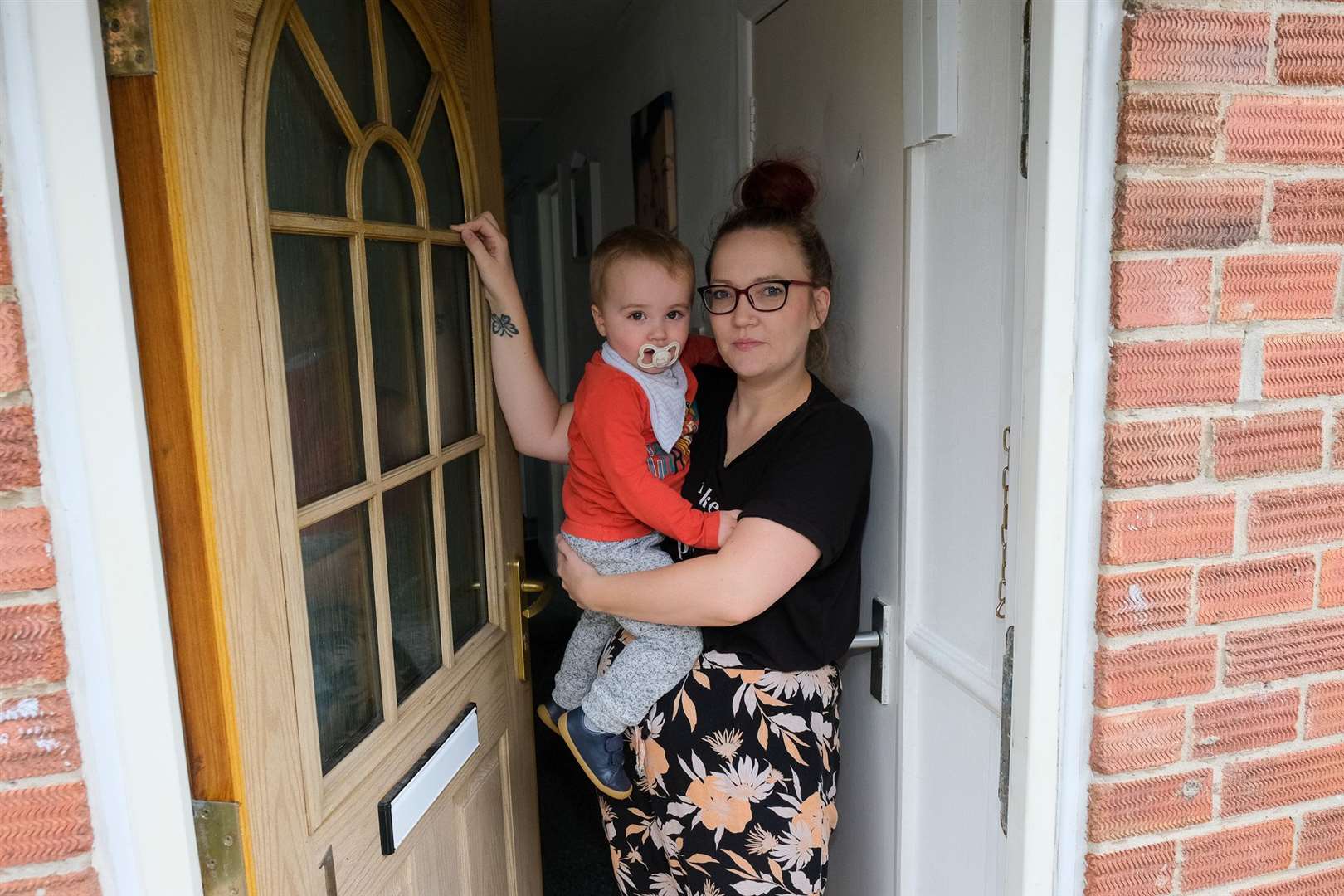 Karla Creed with 17-month-old Beau-Adonis