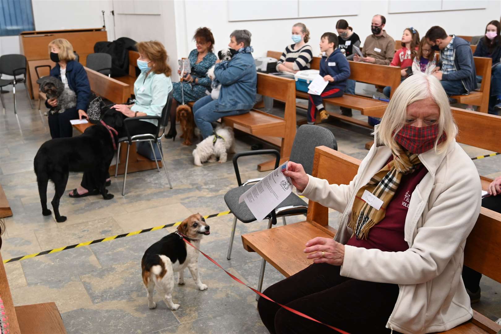 Pet service at St George's Church in Wash Common.