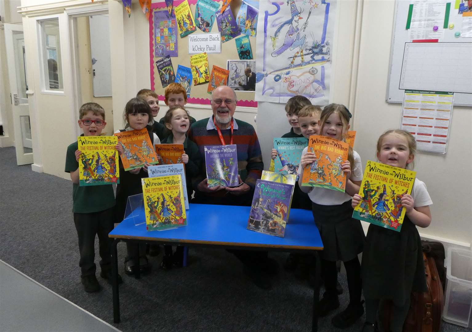 Winnie the Witch author Korky Paul, picture: Francis Baily