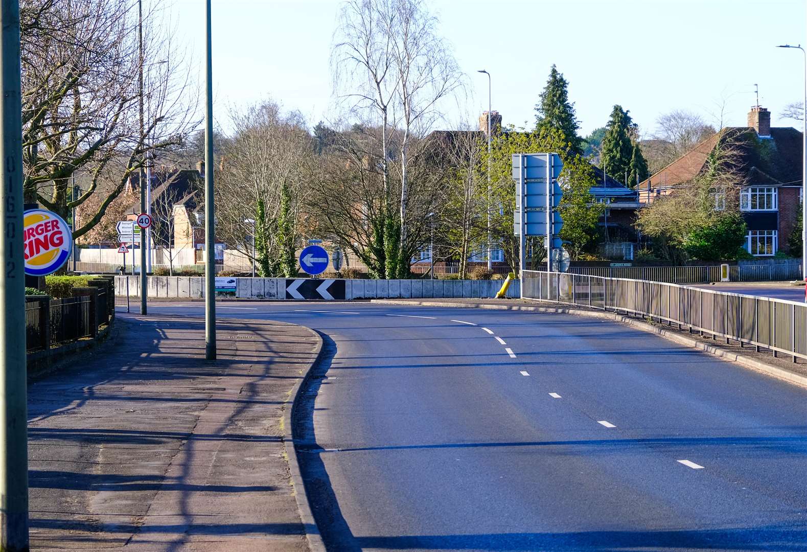 A339 Newbury during lockdown