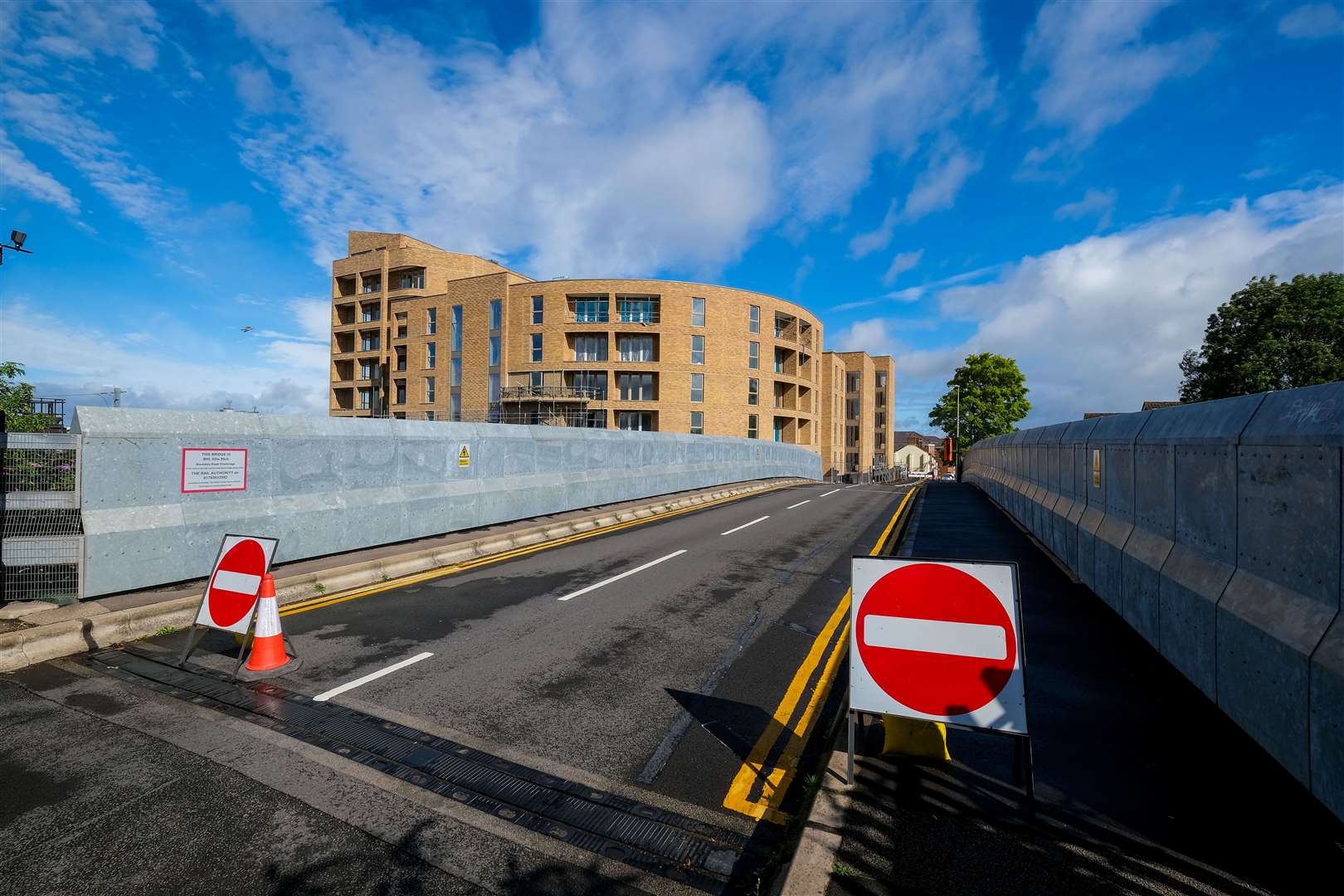 Roadworks have taken place in the area since last summer