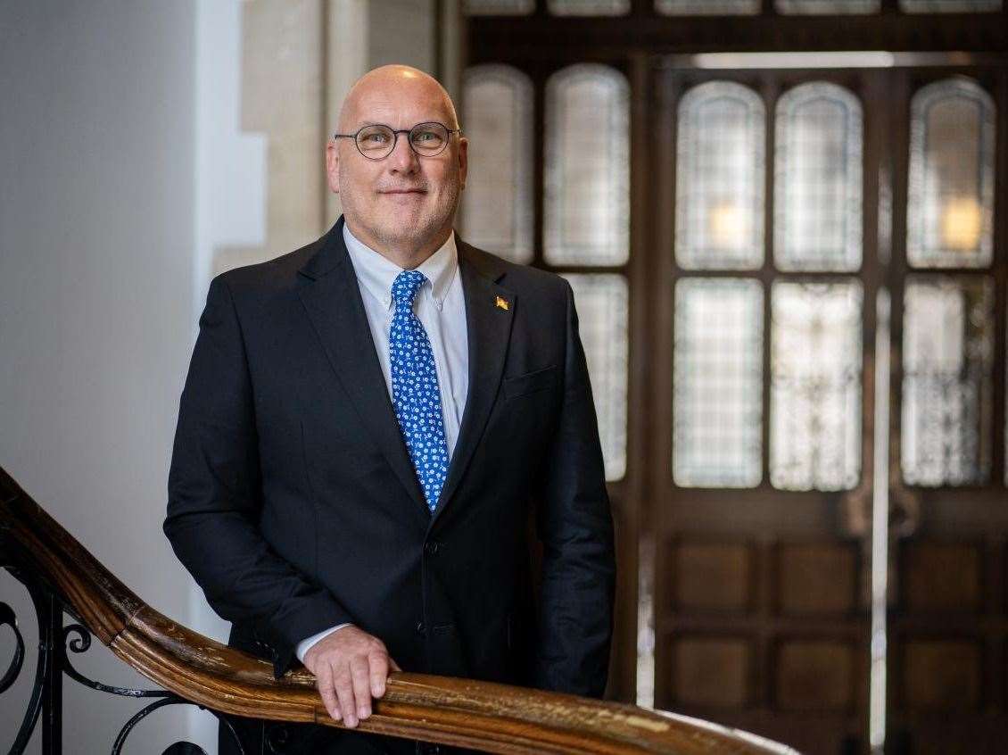 The header of Hampshire County Council, Nick Adams-King