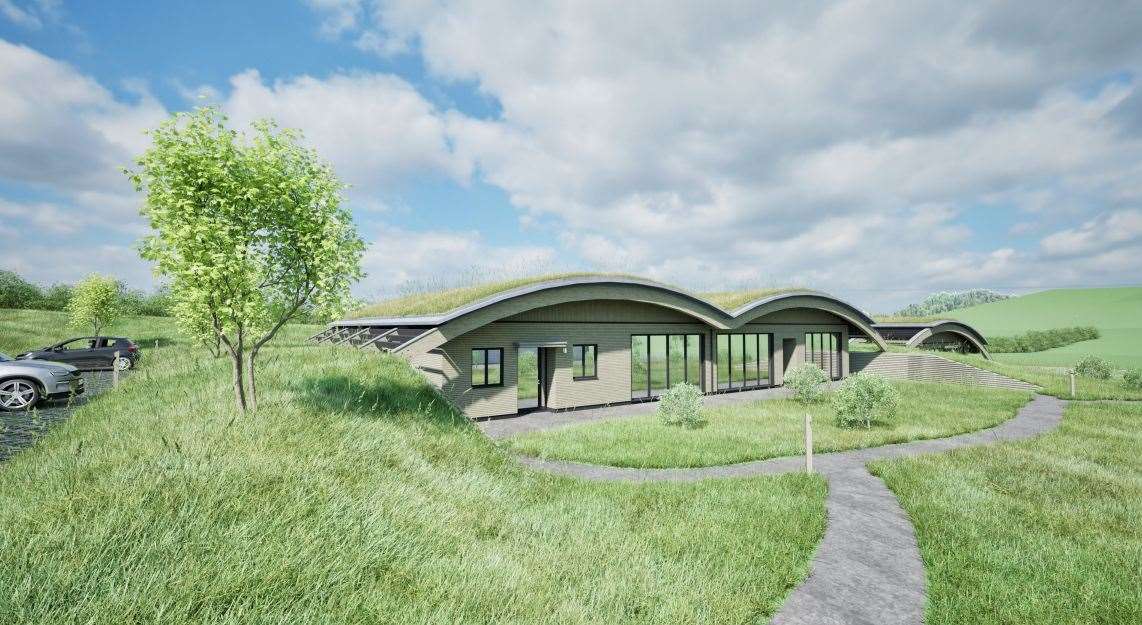 3-D designs for the proposed new barn