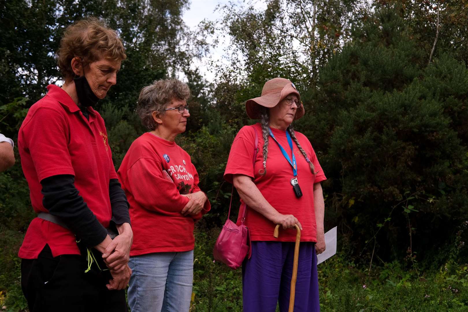 Those gathered remembered the work of the Peace Women.