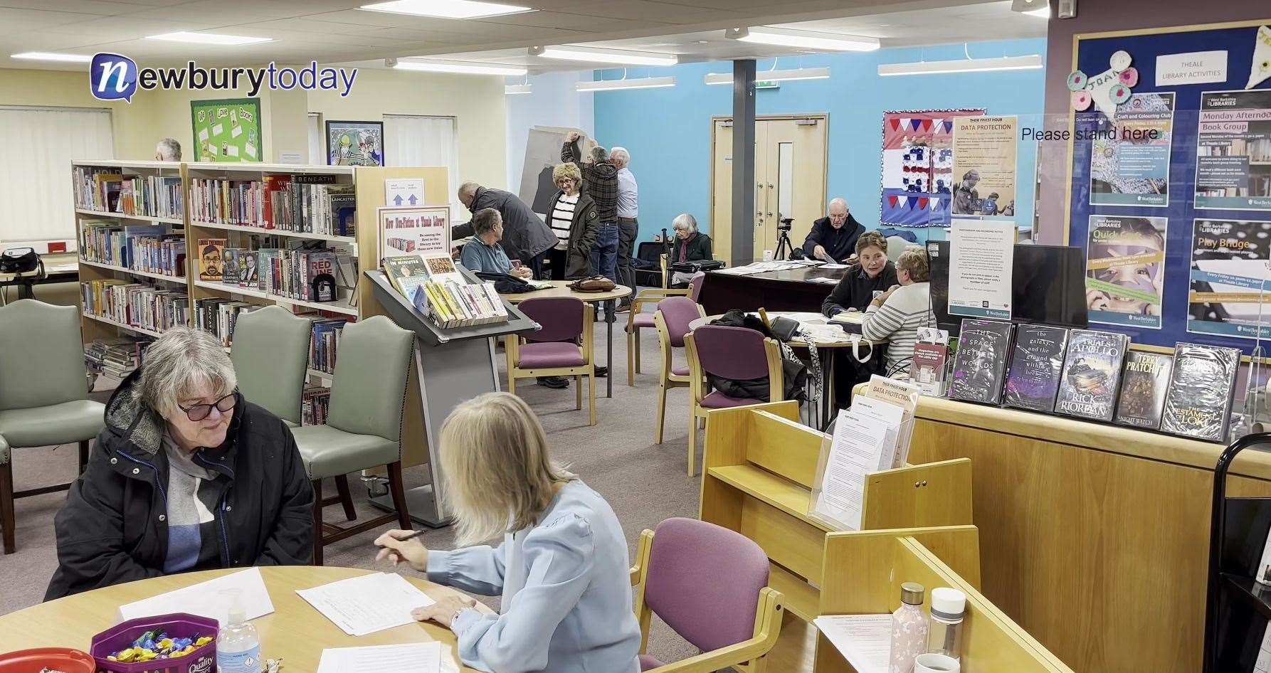 West Berkshire's first digital collection day held at Theale Library