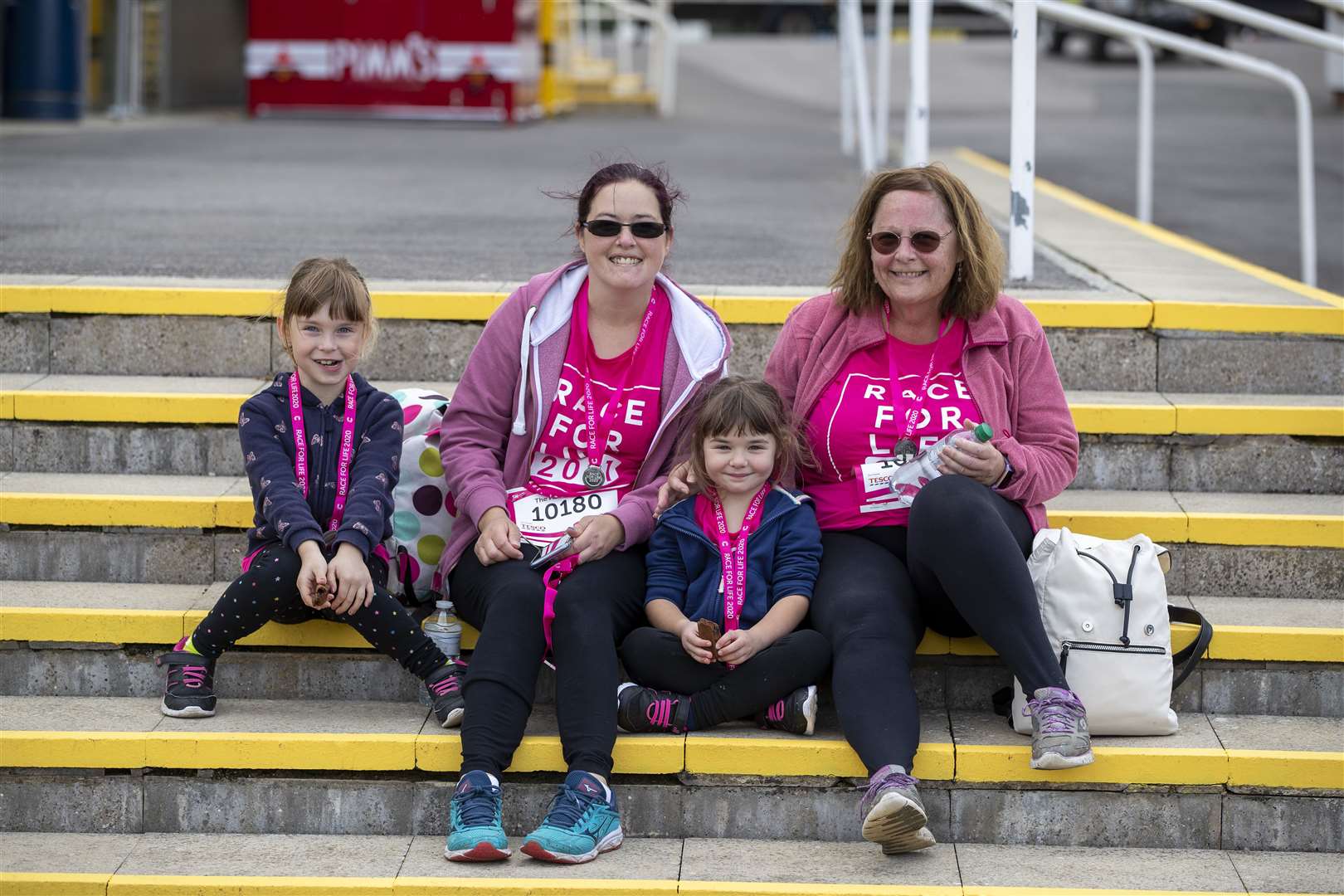 It was smiles all round at Newbury racecourse.