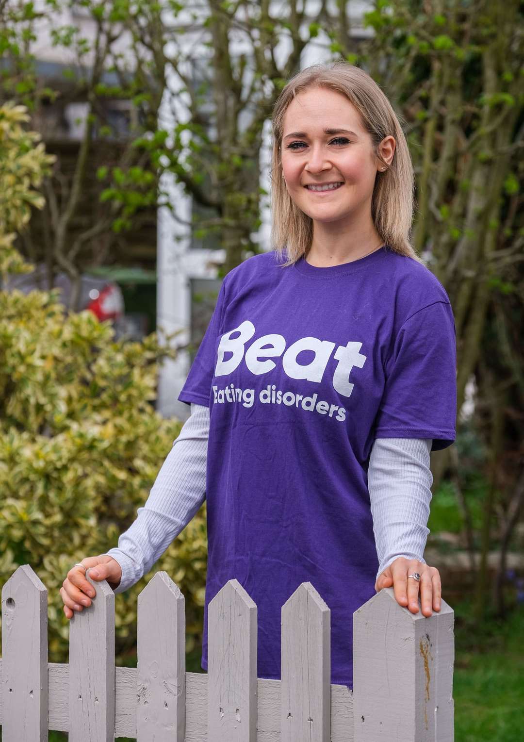 Molly Alder walking in aid of Beat eating disorder charity