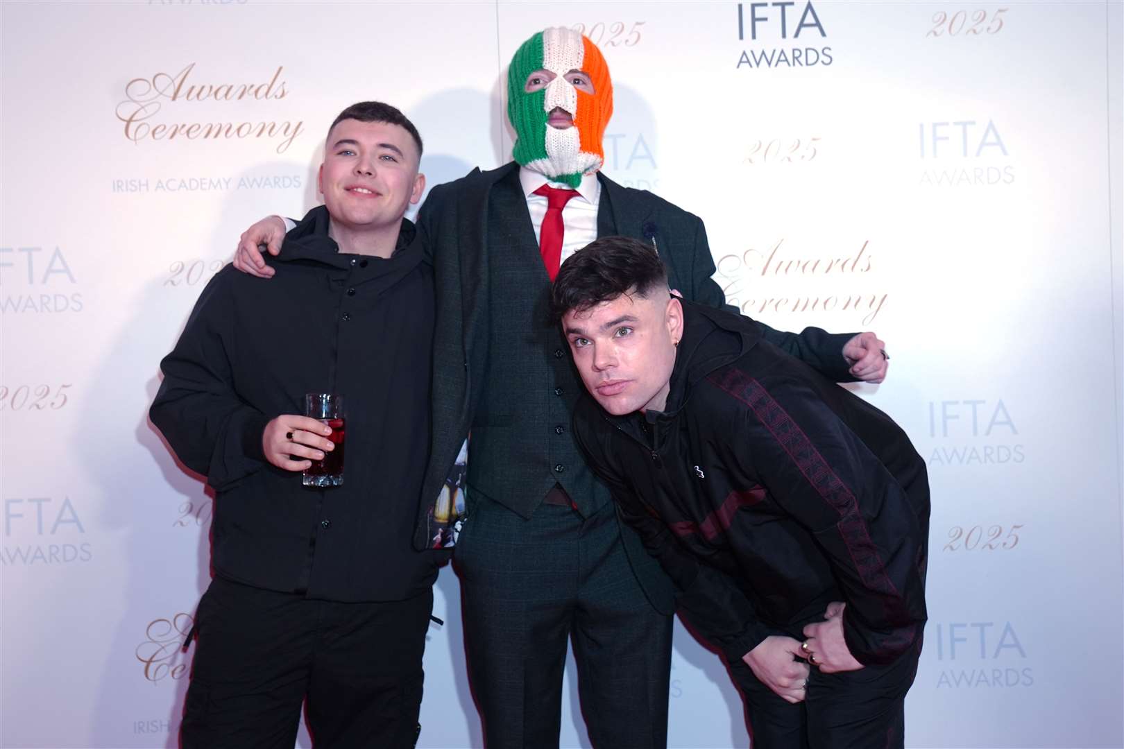 Kneecap at the Irish Film and Television Awards (Brian Lawless/PA)