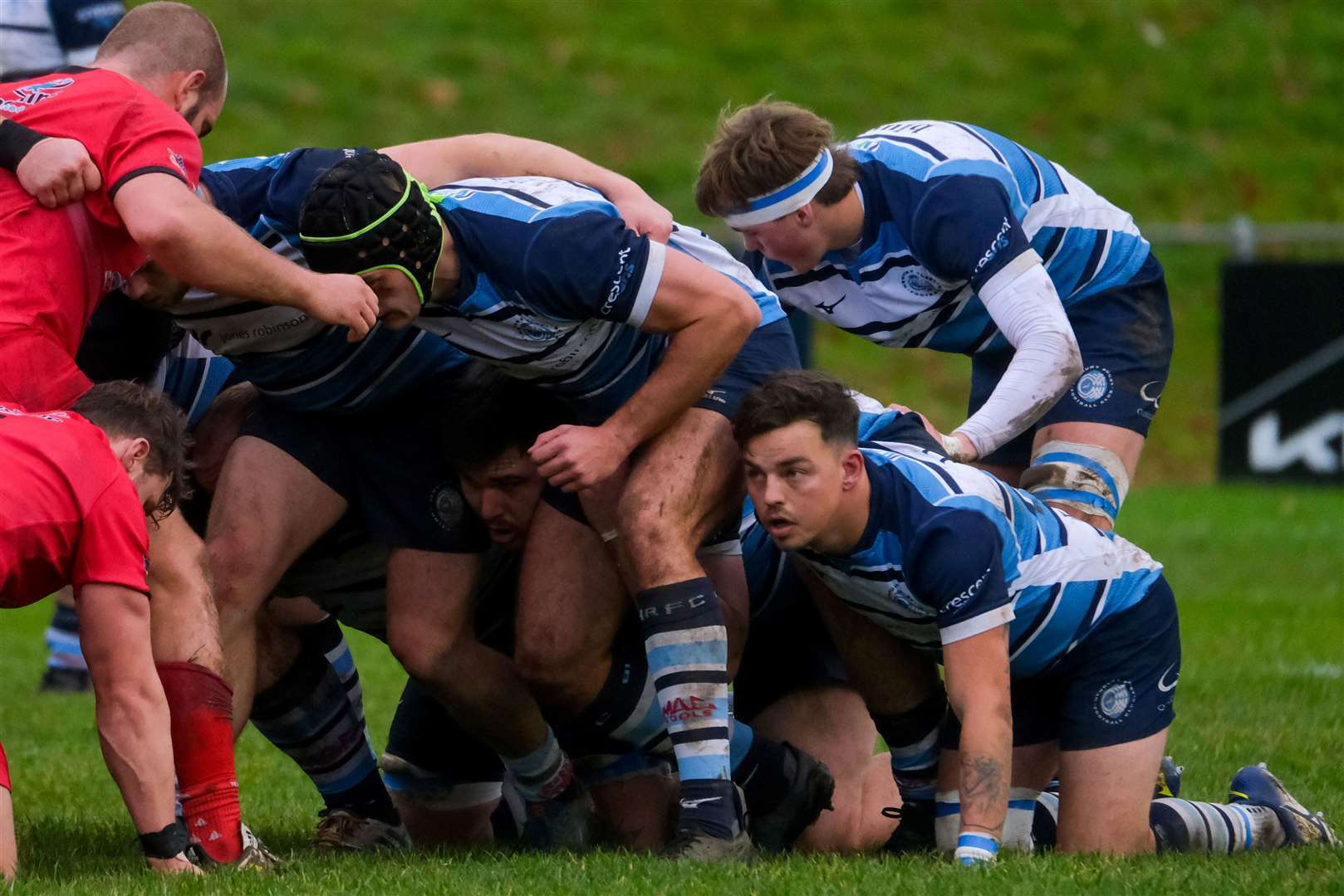 Blues set for a scrum against the leaders