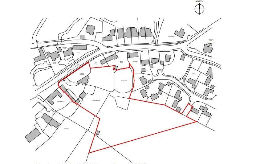 The location plan for applicant, TA Fishers proposed development site. Picture by: Ascot Design. (54420976)