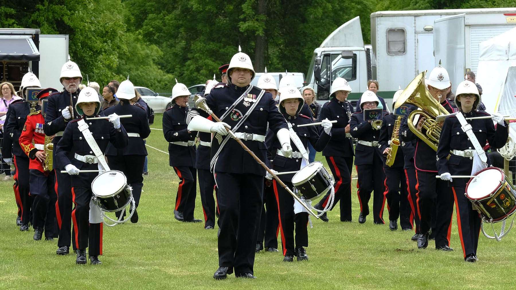 The marching band