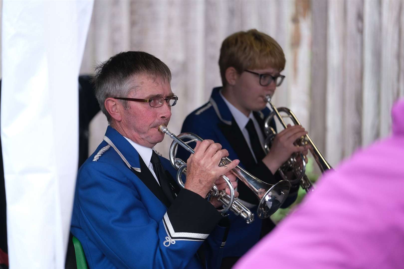 Burghclere Primary School Band and Watership brass band..Ref: 25-0821... (48438869)