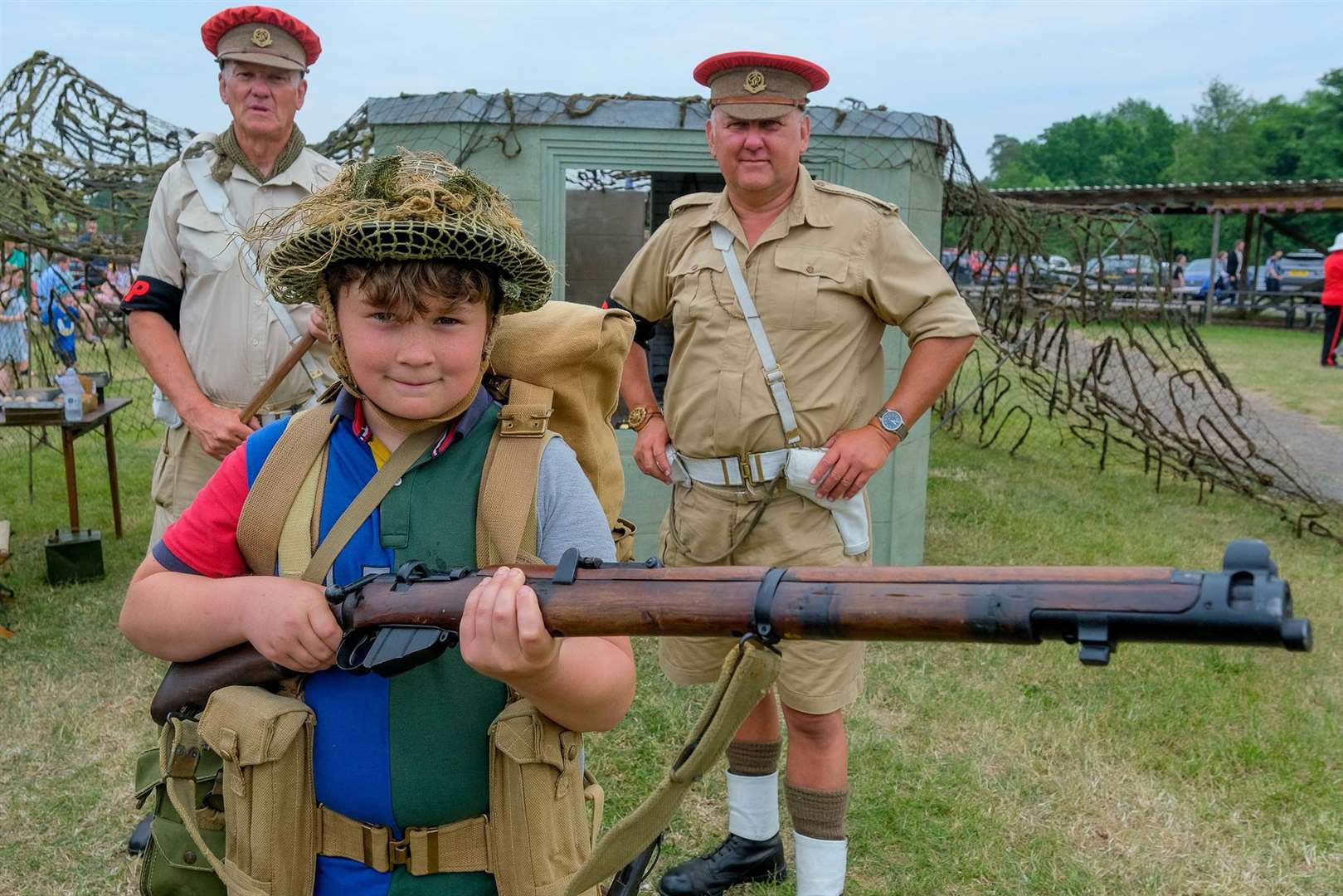 Harry Hill (12) with Colin Taylor and Peter Grist