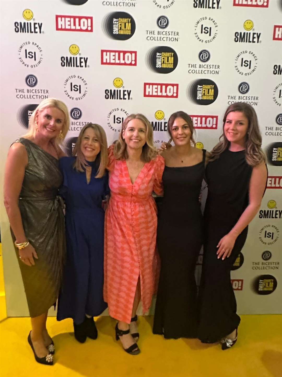 Sarah Franklin-Wilson and her daughter Annabelle were among those who attended the ceremony at the O2 in London