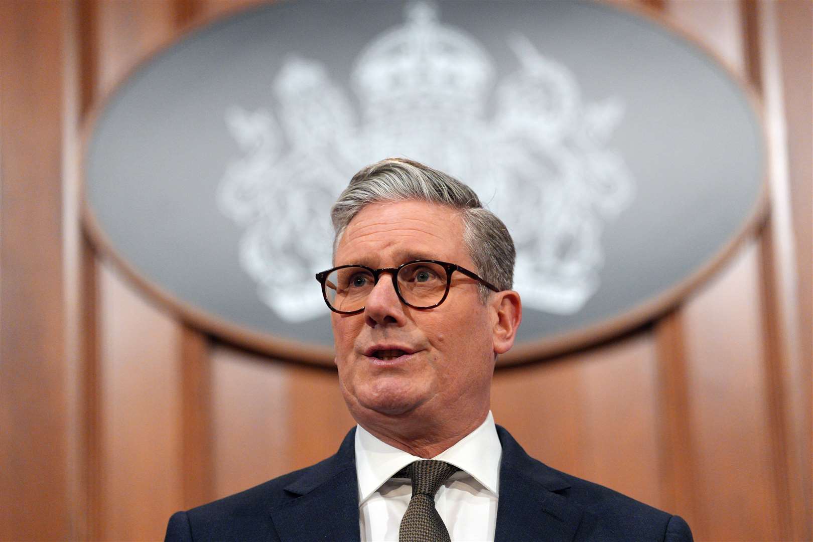 Prime Minister Sir Keir Starmer appeared to U-turn on his definition of a woman (Carl Court/PA)