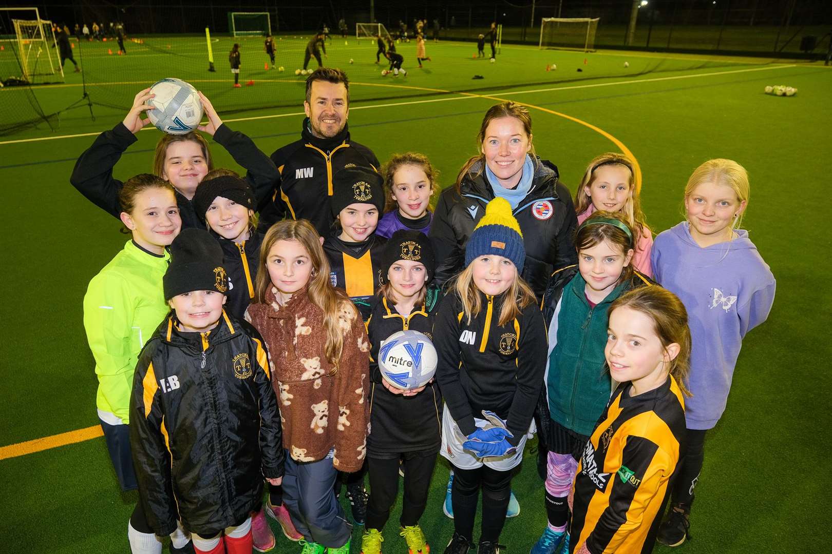 Watford women FC defender Georgia Clifford at Thatcham Tornadoes training
