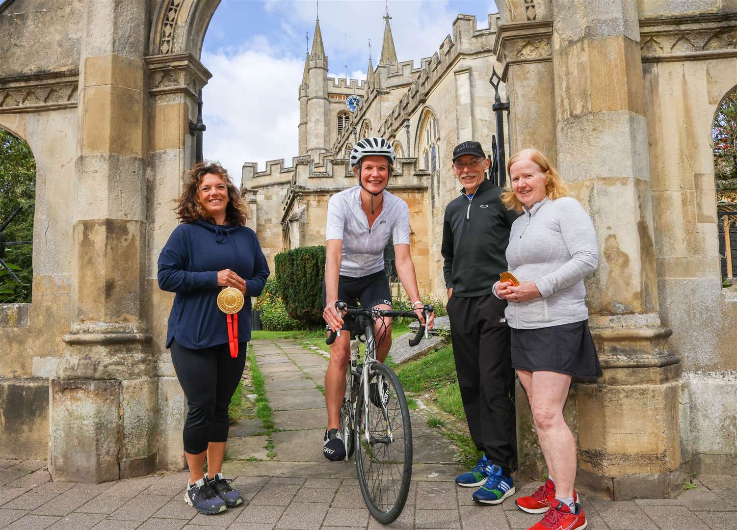 The team from St Nicolas have created a range of routes aimed at helping people get around as many churches as possible on the Ride + Stride day