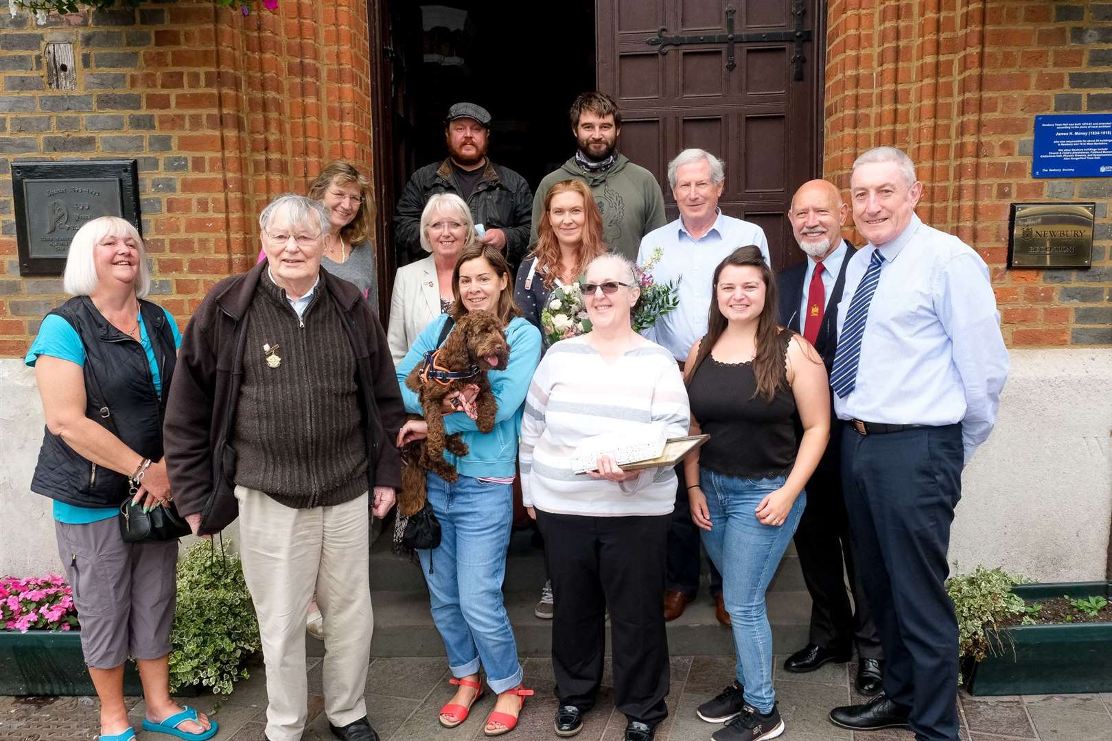 20 years service at Newbury Town Council - Margaret Gore .Ref: 33-2221. (50268665)