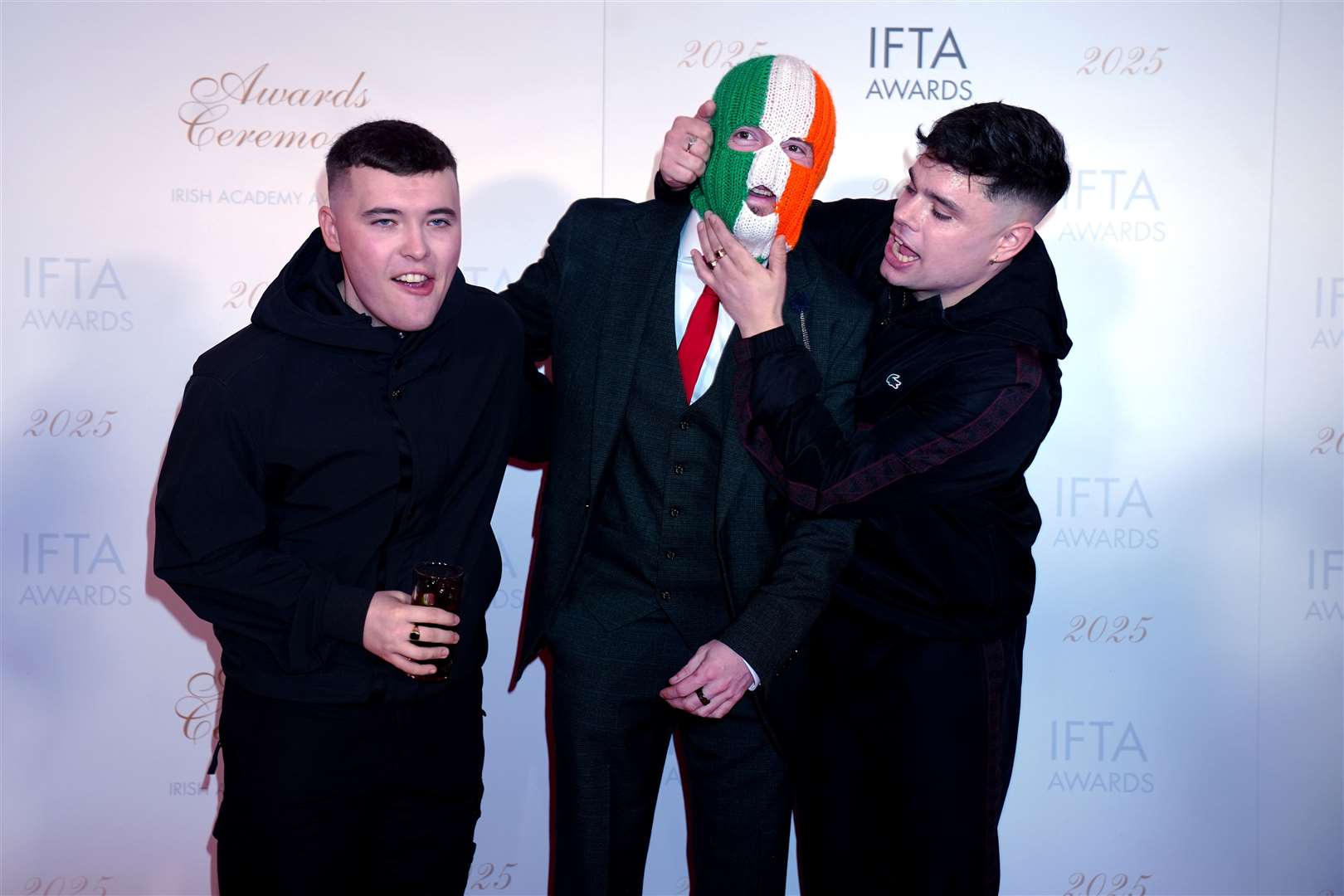 Kneecap at the Irish Film and Television Awards (Brian Lawless/PA)