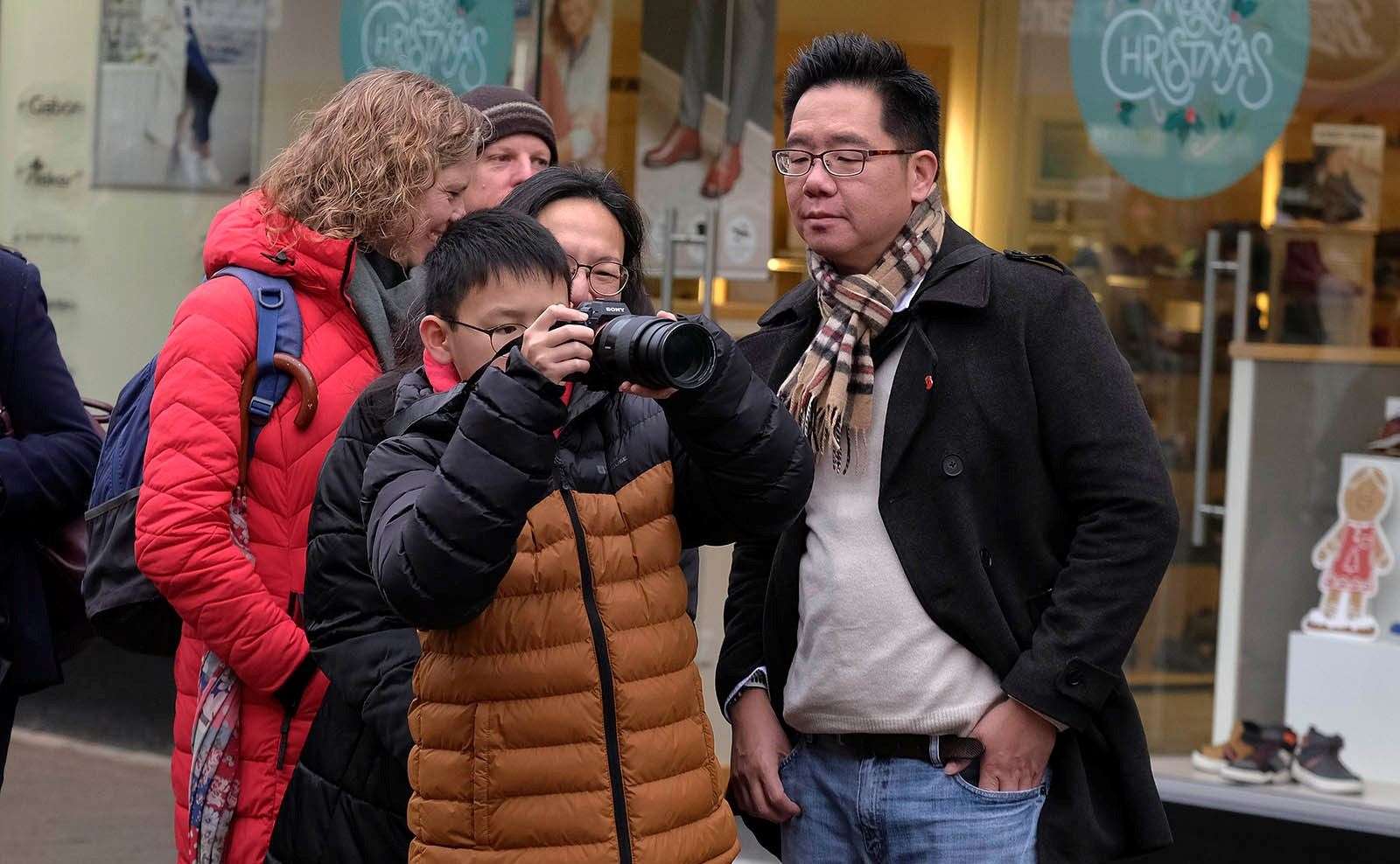 Capturing the parade