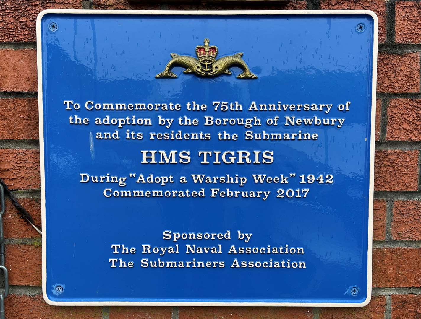 HMS Tigris 75th anniversary memorial at the Newbury Royal British Legion