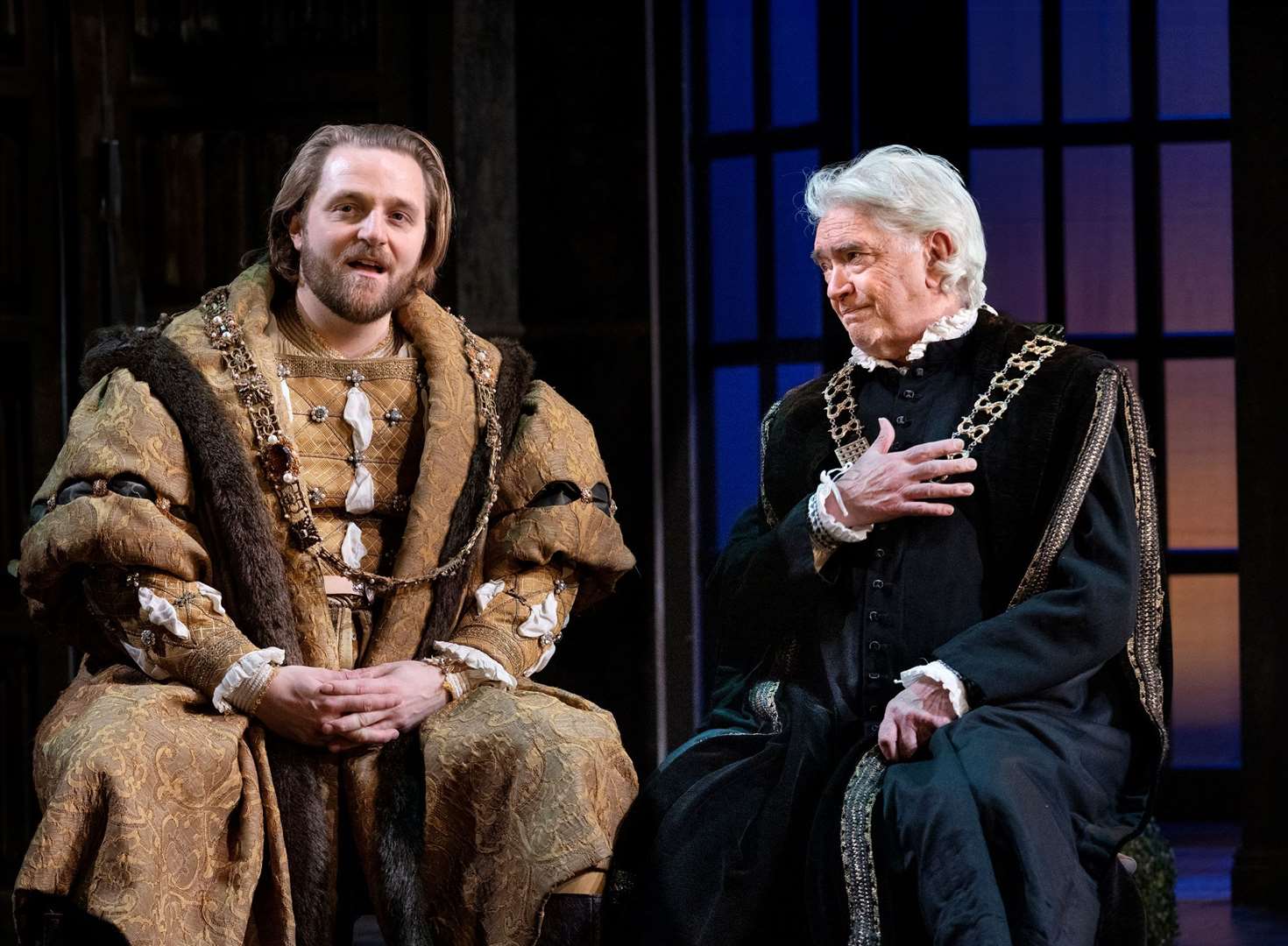 A Man for All Seasons Orland James and Martin Shaw Pic: Simon Annand