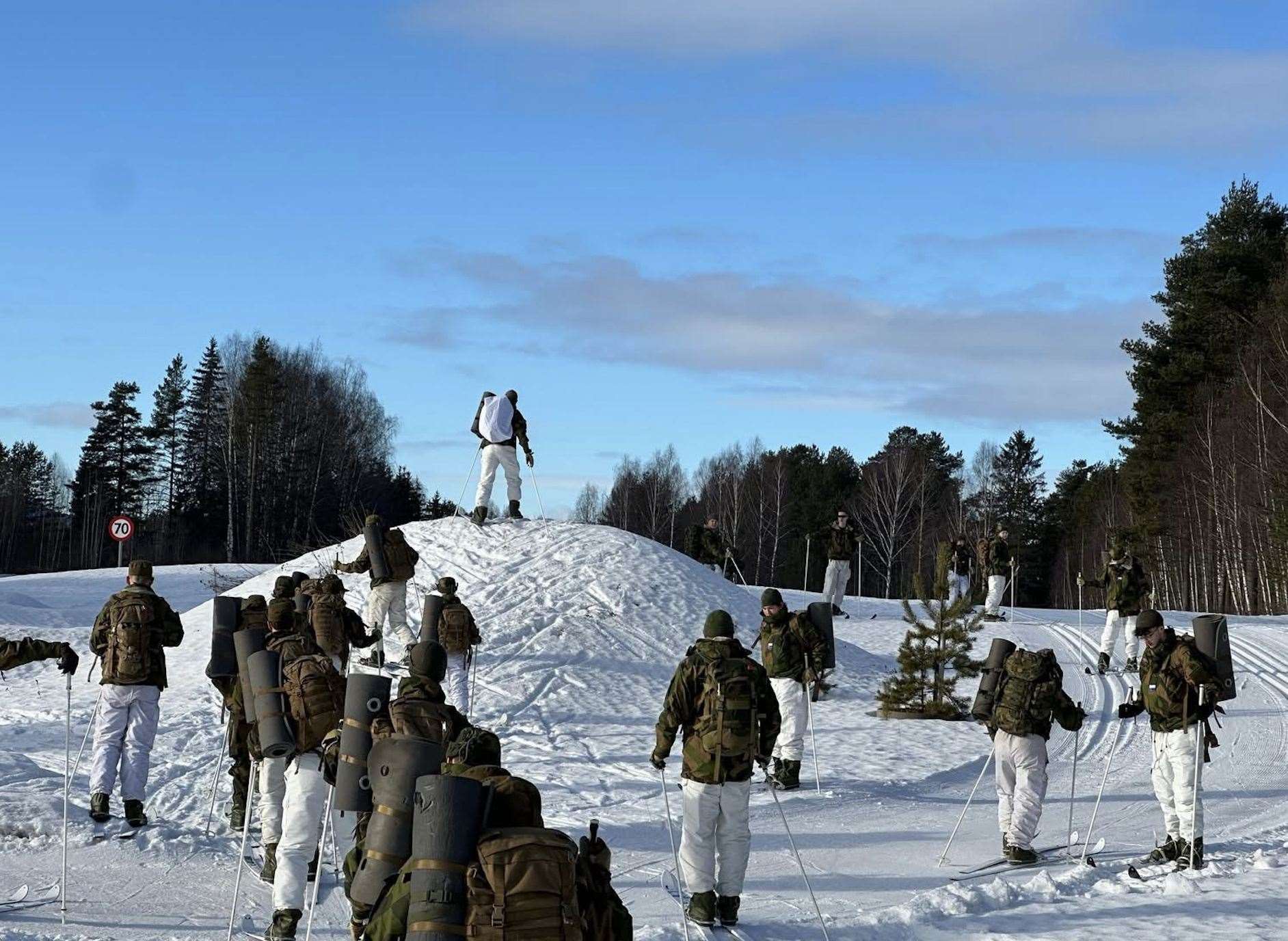 A group of 30 Berkshire Army Cadets visited Norway from February 14 to 23 to undergo the Norwegian Home Guard Youth’s basic training programme