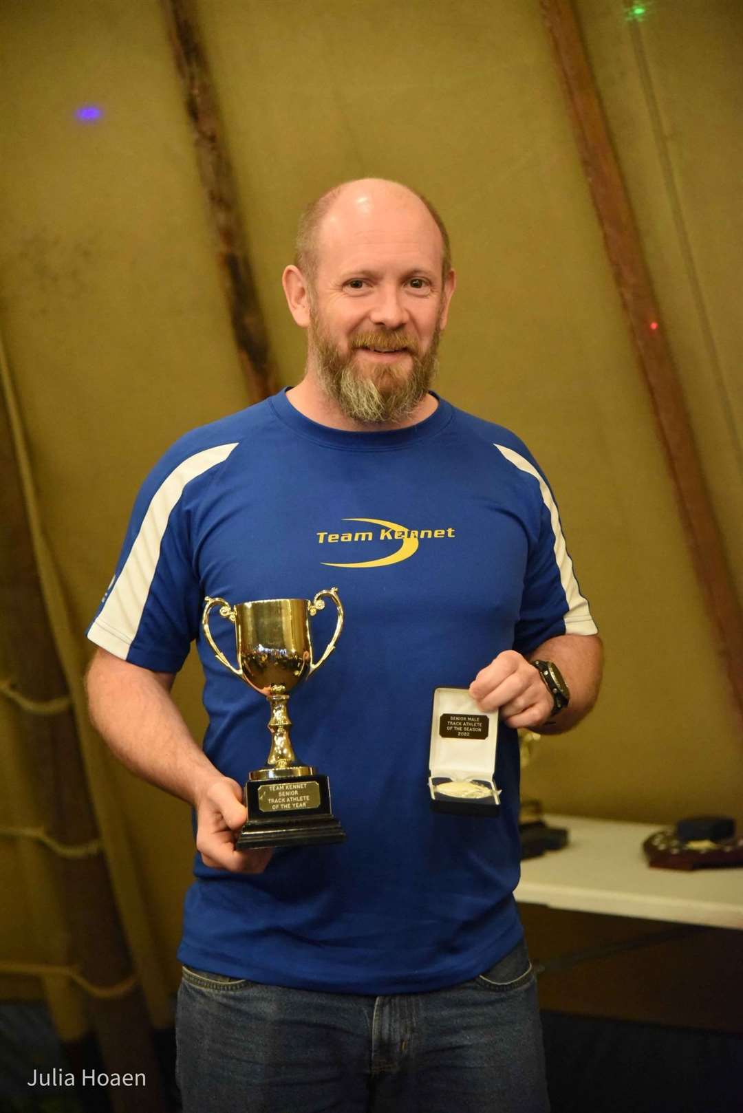 Mitch Poustie - best senior male track athlete