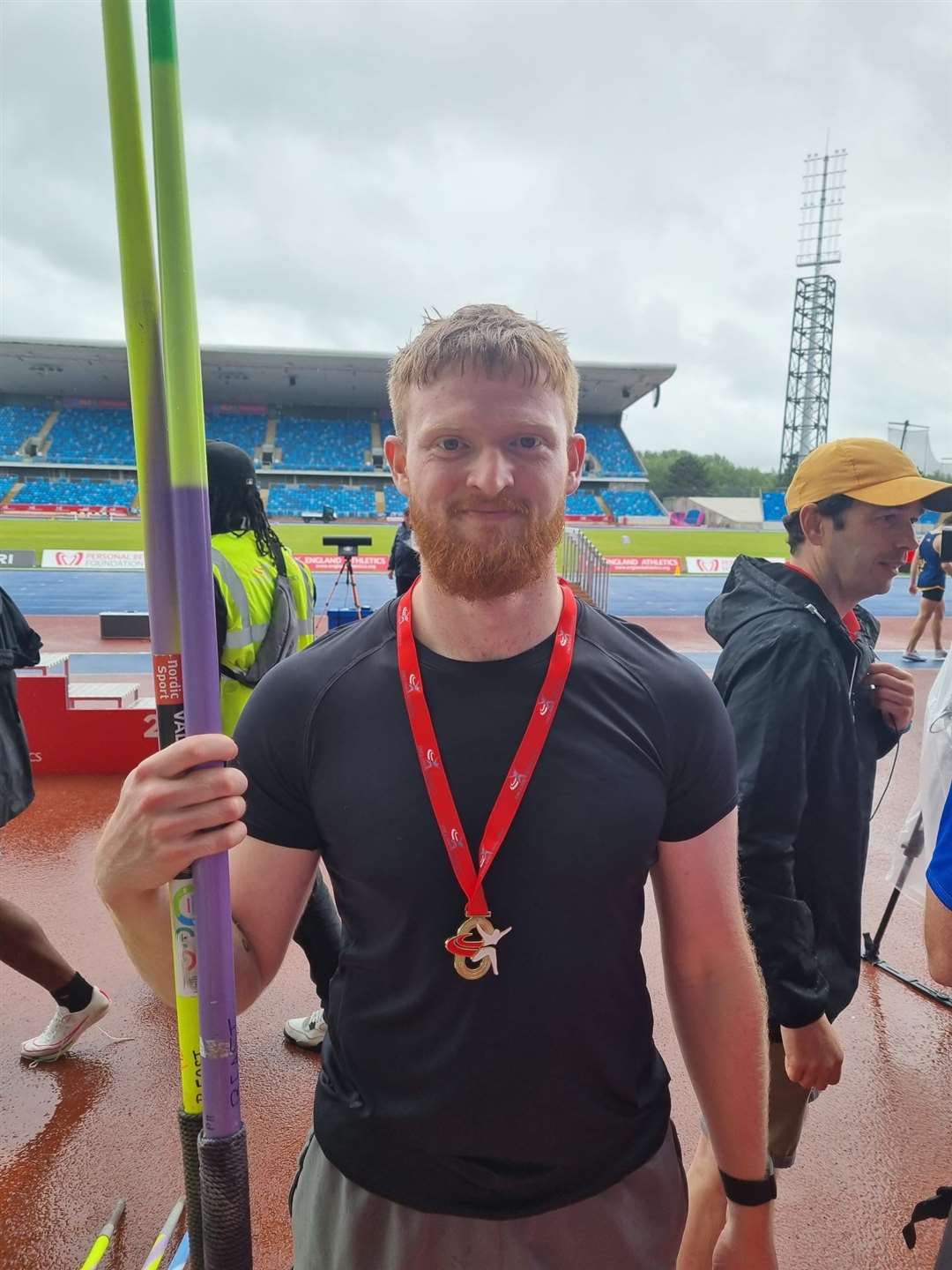 Ben East at the England Athletics Championships in Birmingham