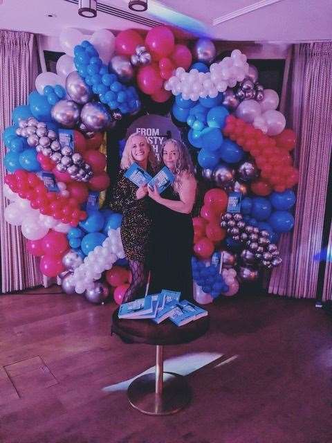 Nina and Clare at the book launch