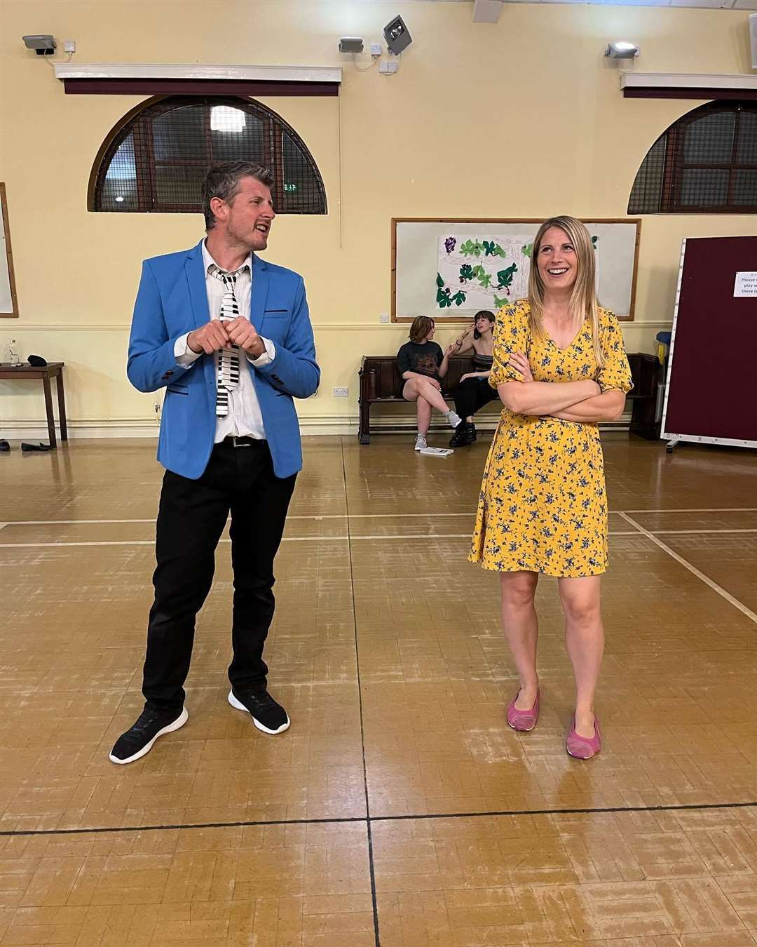 Nomads rehearse The Wedding Singer