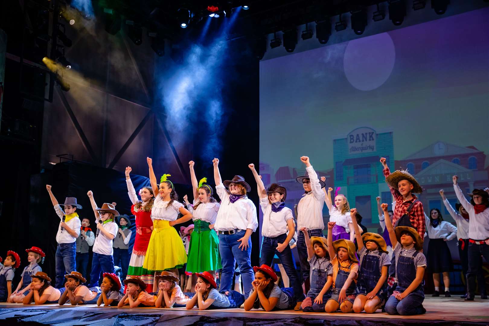 PQA Reading students performing in the West End. Credit: Danny Kaan